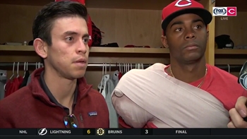Raisel Iglesias fine with pitching over two innings against the Pirates