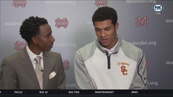 Early Signing Period Special: Mater Dei star Bru McCoy down to USC & Texas (but peep that pullover!)