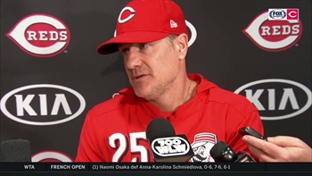 Reds manager David Bell was impressed with the season debut of Lucas Sims