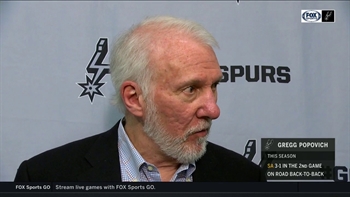 Gregg Popovich on Spurs road win vs. Thunder