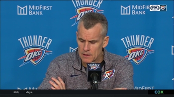 Billy Donovan talks Thunder 112-111 win over Rockets