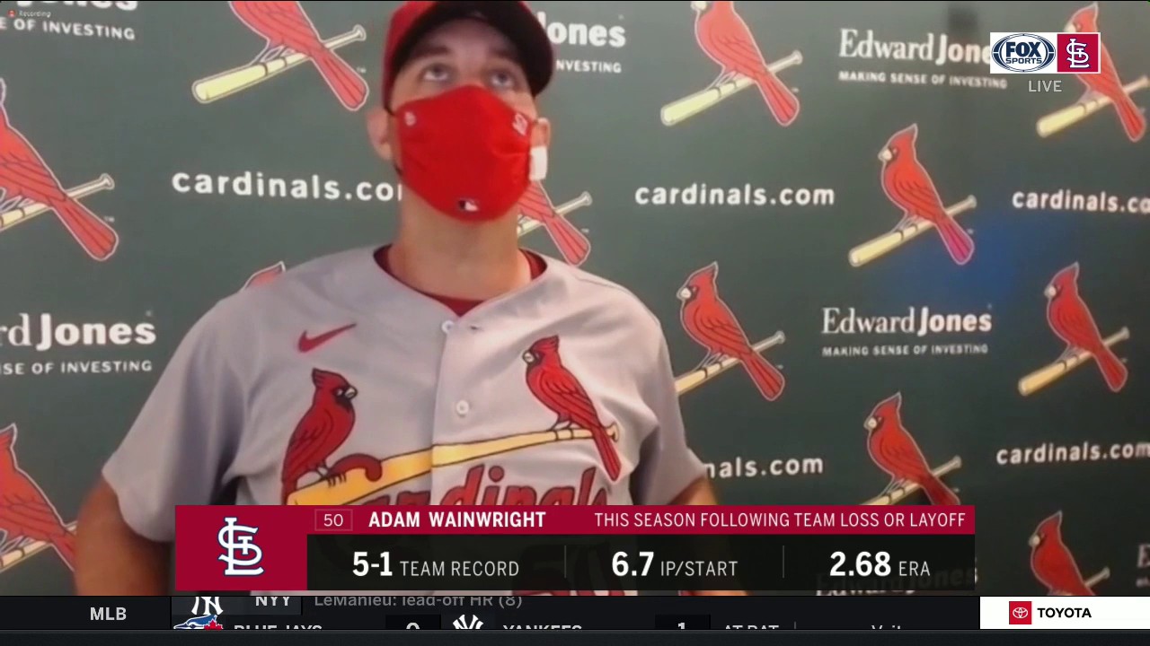 Wainwright on throwing seven-inning complete game: 'That's what I'm supposed to do'