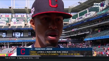 Francisco Lindor homers while starting as designated hitter