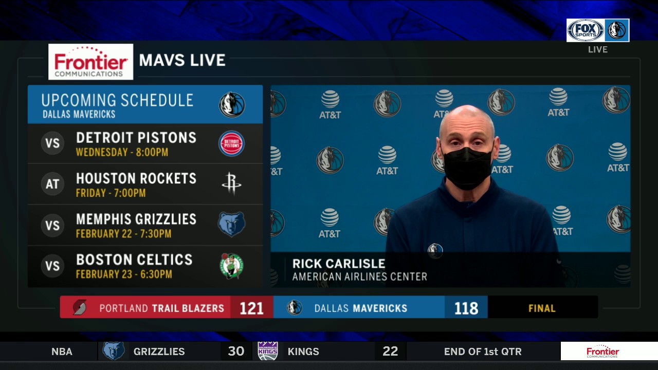 Rick Carlisle: 'Our battle right now is to get more consistent'