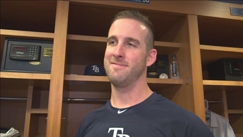 Adam Kolarek after his 1st save: 'I was really happy I got to close it out'