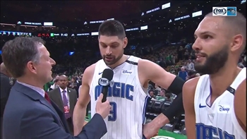 Nikola Vucevic, Evan Fournier discuss how Magic earned playoff berth
