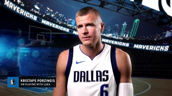 Kristaps Porzingis on Playing with Luka Doncic