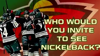 Digital Extra: Who would Wild players bring to a Nickelback concert?