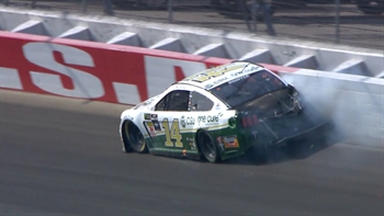 Clint Bowyer takes a hit in the standings after wreck