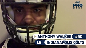Colts LB and Northwestern alum Anthony Walker shows off just how ready he is for the Big Ten Championship Game