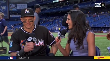 Derek Dietrich talks huge game after hitting two homers to power Marlins the victory