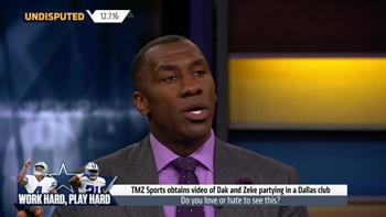 Shannon explains his disappointment in Prescott and Elliott's off the field actions | UNDISPUTED