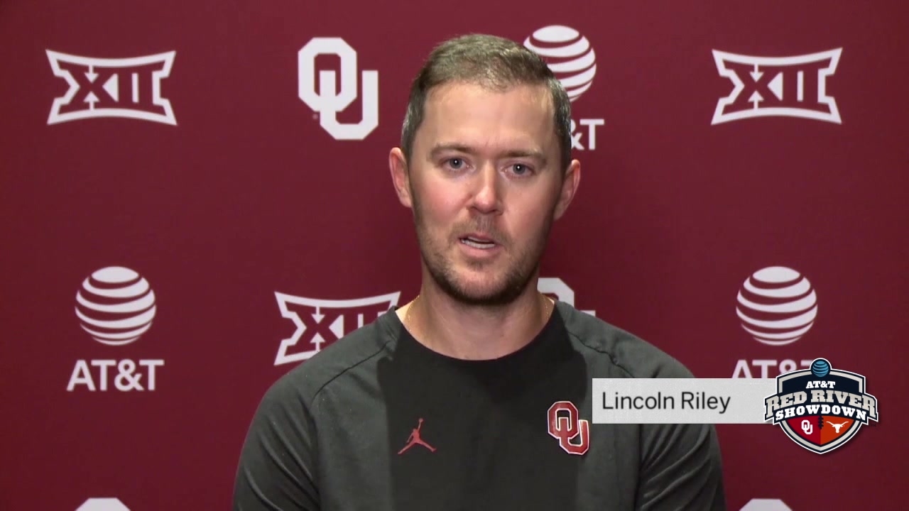 Lincoln Riley talks OU/Texas | AT&T Red River Showdown Preview Show