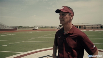 Sam Harrell's emotional return to Ennis after long journey to beat multiple sclerosis | Texas Football Days Presented By Jack In The Box