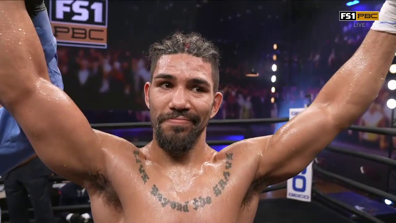 Burley Brooks loses point for low blow, Cameron Rivera wins unanimous decision