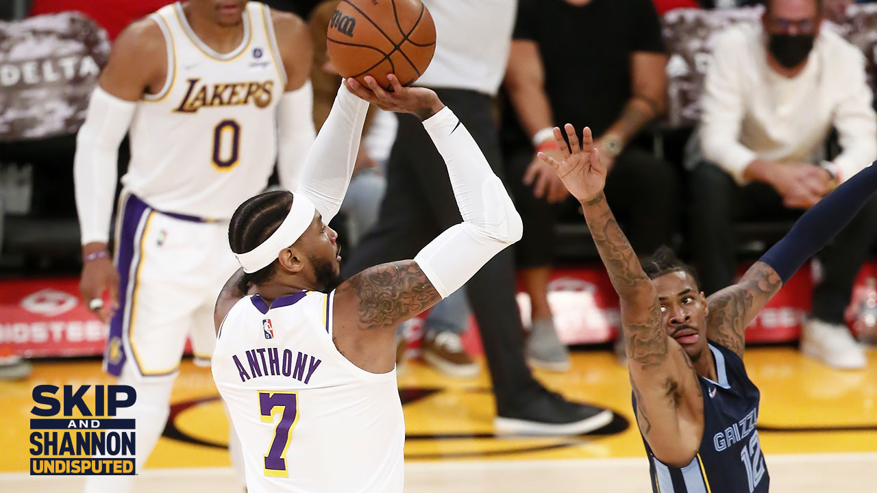 Shannon Sharpe: Melo was the reason for the Lakers win over Grizzlies I UNDISPUTED