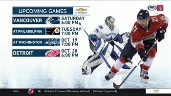 Panthers host Canucks, still searching for first win