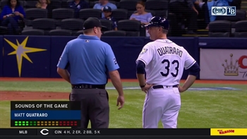 Listen in on Tampa Bay Rays third-base coach Matt Quatraro