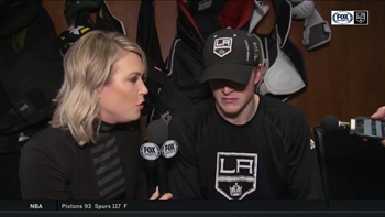 Austin Wagner reflects on NHL debut after LA Kings OT loss