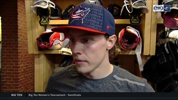 Ryan Dzingel credits the sell out crowd for win against the Penguins