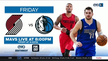 LOOK AHEAD: Mavericks vs. Trail Blazers | Mavs Live