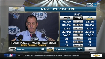 Frank Vogel: We didn’t have great energy tonight