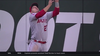 Mike Trout returns to the outfield after a prolonged DH stint
