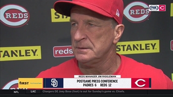 Jim Riggleman commends Ervin's, Schebler's performances in win over Padres