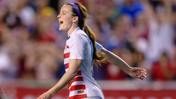 Rose Lavelle scores the opening goal against Canada | 2018 CONCACAF Women's Championship