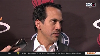 Coach Spo recaps tough 124-121 loss against Knicks