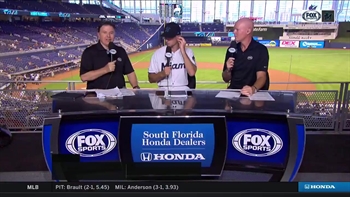 Trevor Richards joins Marlins' set to discuss his success, love for dogs