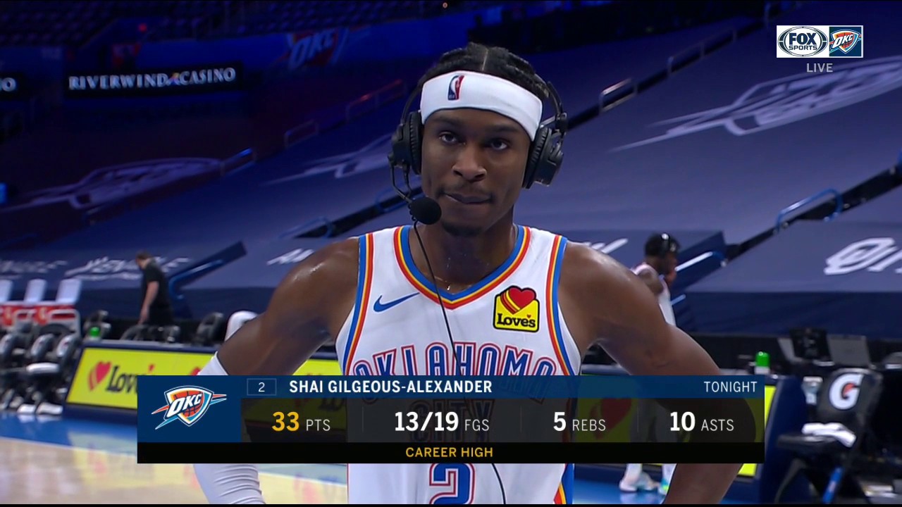 Shai Gilgeous-Alexander on the 127-125 OT Win vs. the Bulls