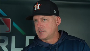 AJ Hinch said pitching staff will be "all hands on deck" in World Series Game 4