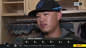 Marlins rookie Jordan Yamamoto breaks down his first big league loss