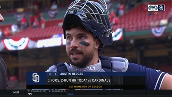 Austin Hedges after the win: 'The boys battled all day'