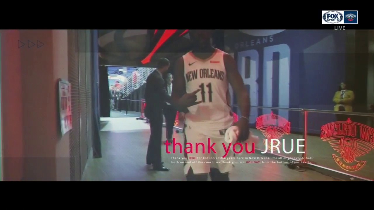 Thank you Jrue Holiday for everything - New Orleans Saints