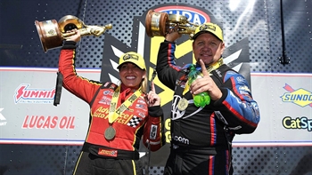 Brittany Force and Robert Hight pick up wins at the Spring Nationals | 2019 NHRA DRAG RACING