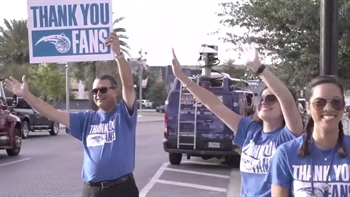 Magic CEO Alex Martins hits the streets to thank fans
