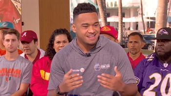 Tua Tagovailoa joins Nick and Doug to talk about the NFL Draft and his future in the league | LIVE FROM MIAMI