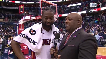 Dwyane Wade credits fans for his 20-point performance