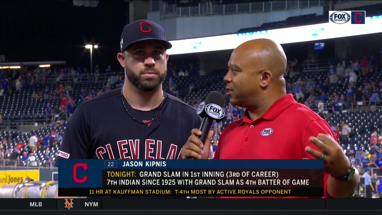 Jason Kipnis credits his team mates for setting up his grand slam