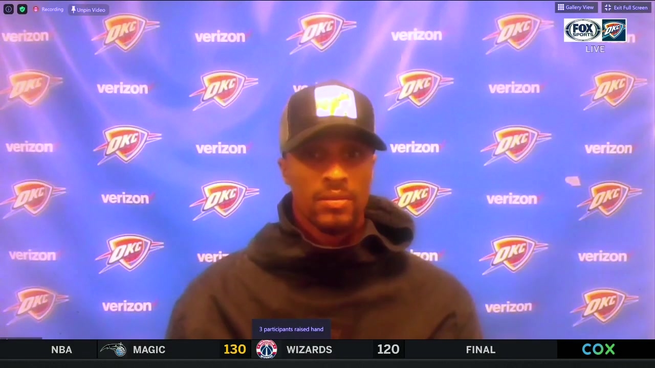 George Hill on Thunder's win over Hornets | Thunder Live