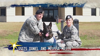 Ssgts Daniel and Melissa Miller give a shoutout from Guam!