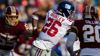 Giants' Saquon Barkley runs all over Washington in 41-35 OT victory