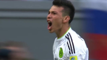 Hirving Lozano gives Mexico 2-1 lead | 2017 FIFA Confederations Cup Highlights