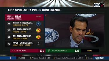 Erik Spoelstra gives in-depth breakdown of  Heat's OT win over Bucks