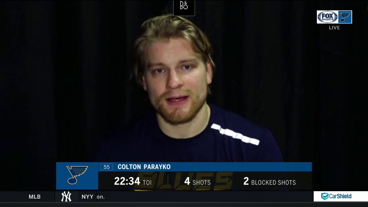 Parayko after 8-0 loss to Avalanche: 'It's on us to just flip the page'