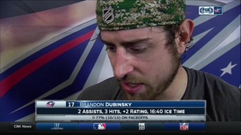 Dubi praises Jackets faithful: 'They get behind us, and we get behind them'