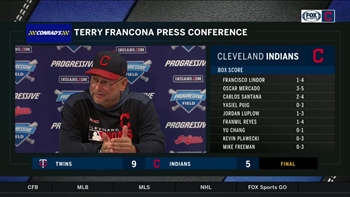 Terry Francona on loss to Twins: 'We made some bad pitches to the wrong hitters'