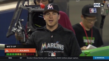Mic'd Up: Heads up Marlins, J.T. Realmuto is live